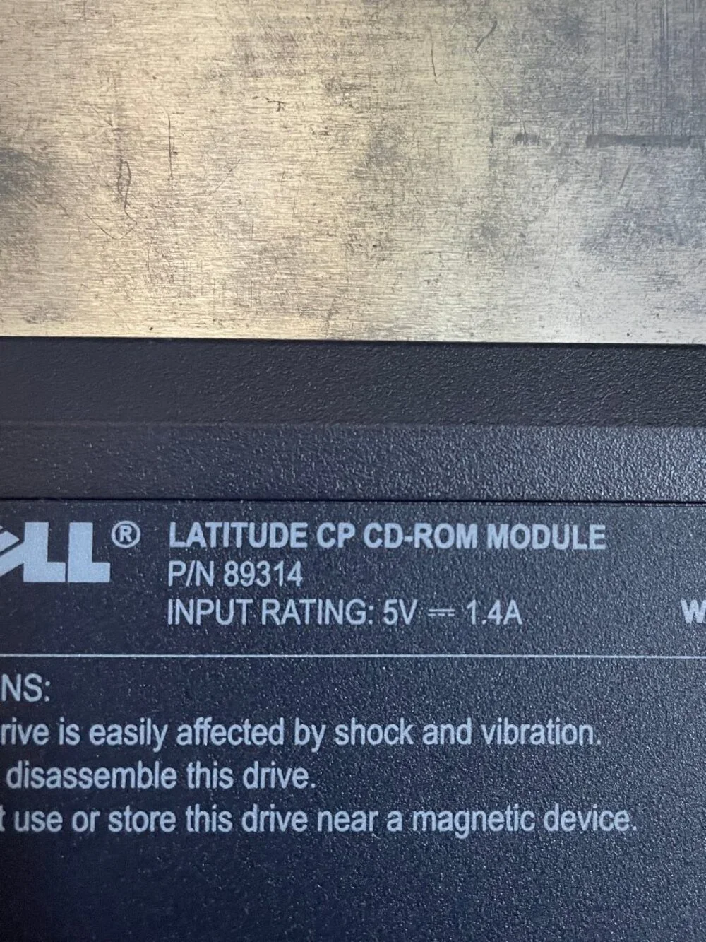 Dell Latitude CP CD-ROM Module P/N 89314